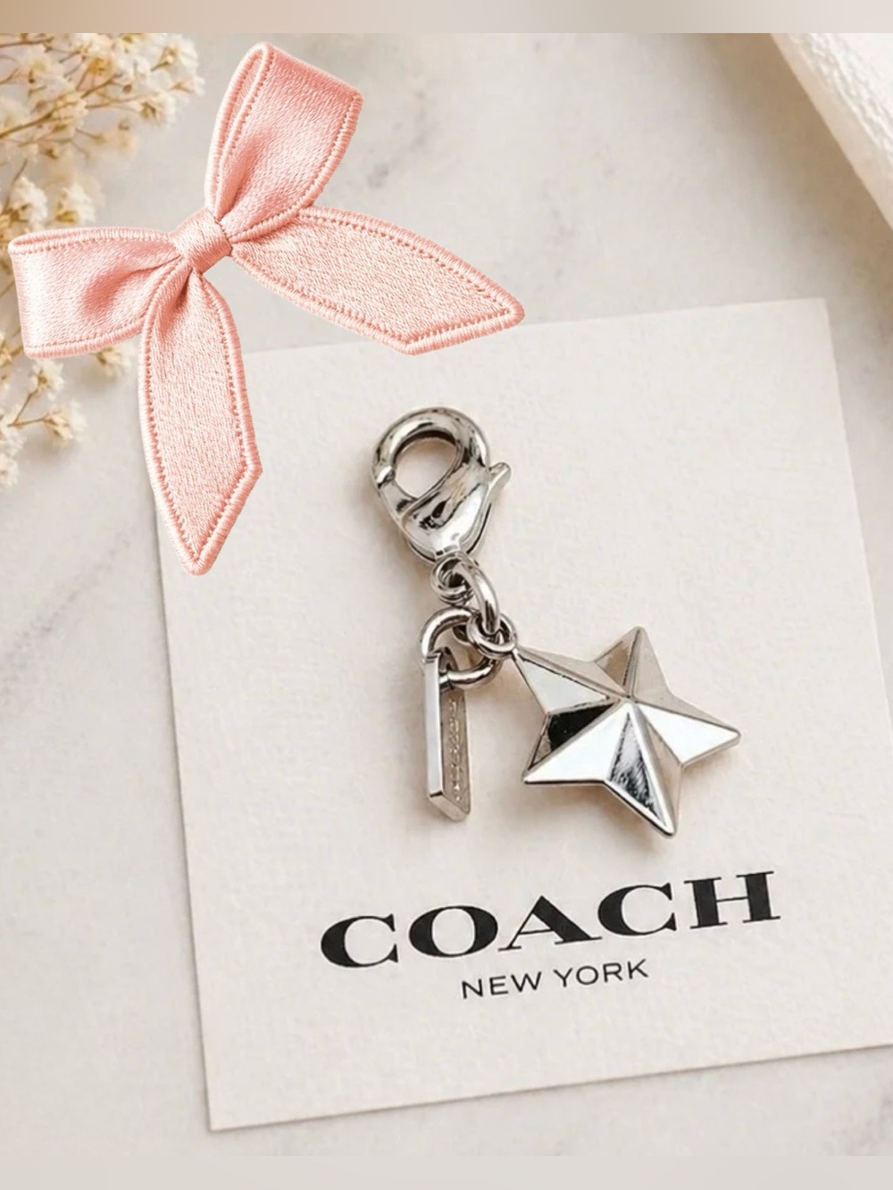 Coach Mini Star Bag Charm